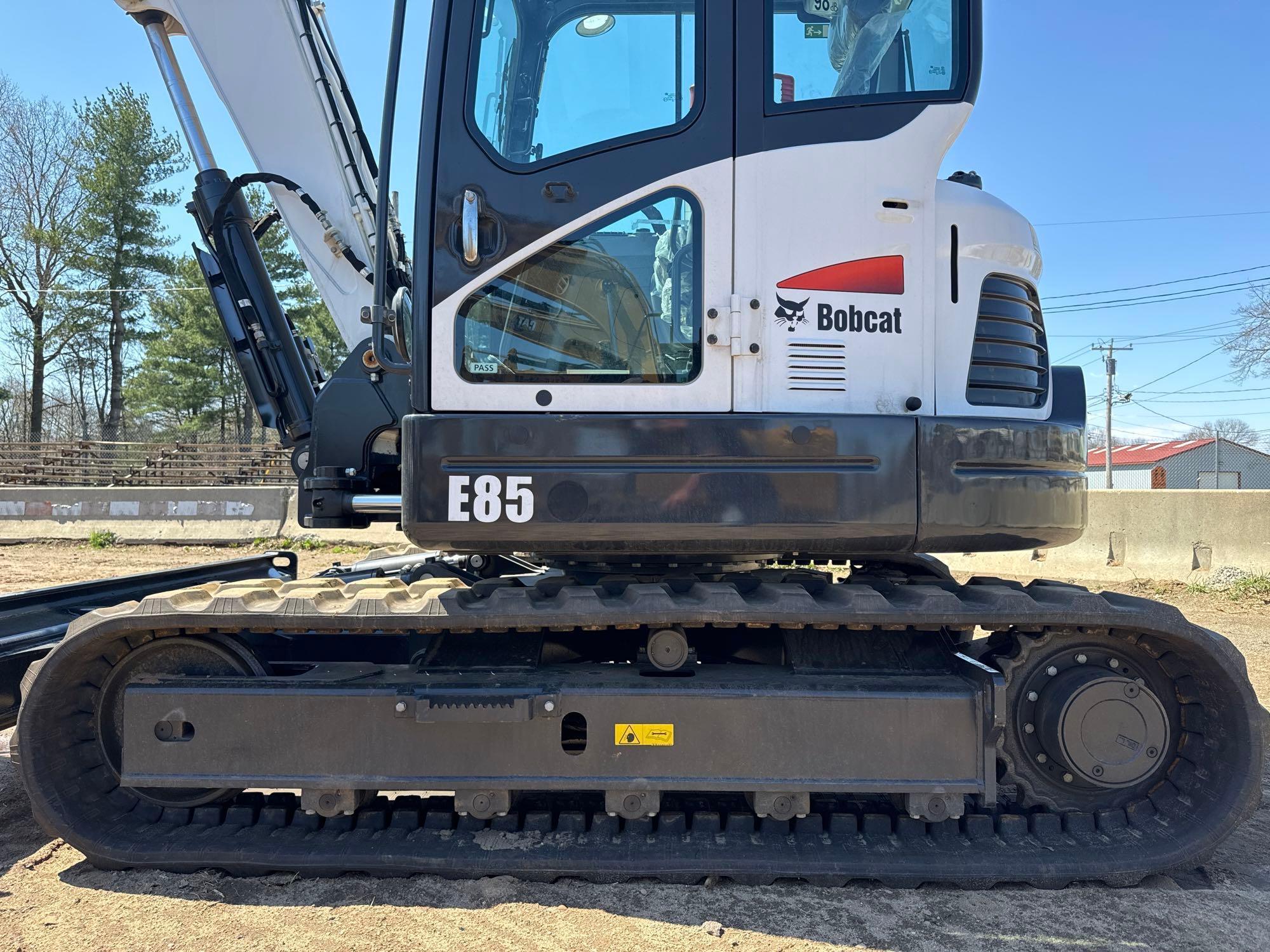 NEW UNUSED 2023 BOBCAT E85 HYDRAULIC EXCAVATOR... SN-15007 powered by diesel engine, equipped with