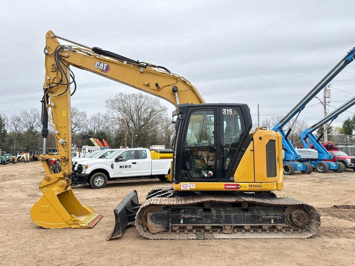 2021 CAT 315 HYDRAULIC EXCAVATOR SN:WKX10119 powered by Cat diesel engine, equipped with deluxe cab,