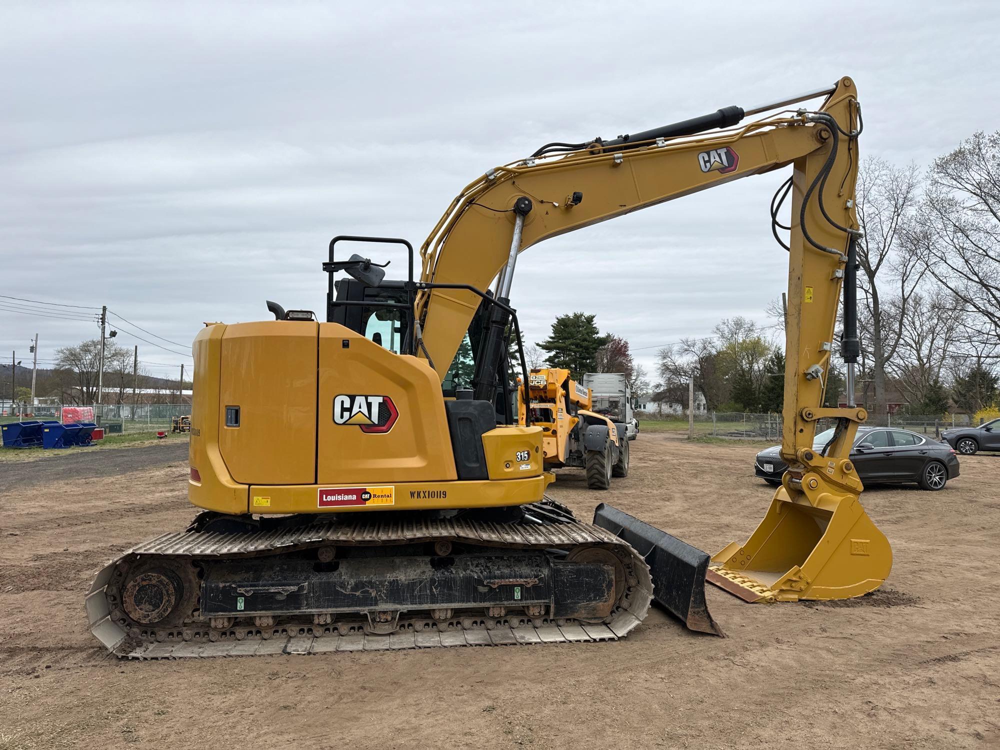 2021 CAT 315 HYDRAULIC EXCAVATOR SN:WKX10119 powered by Cat diesel engine, equipped with deluxe cab,