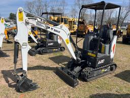 2023 BOBCAT E20 HYDRAULIC EXCAVATOR SN-11585 powered by diesel engine, equipped with OROPS, front
