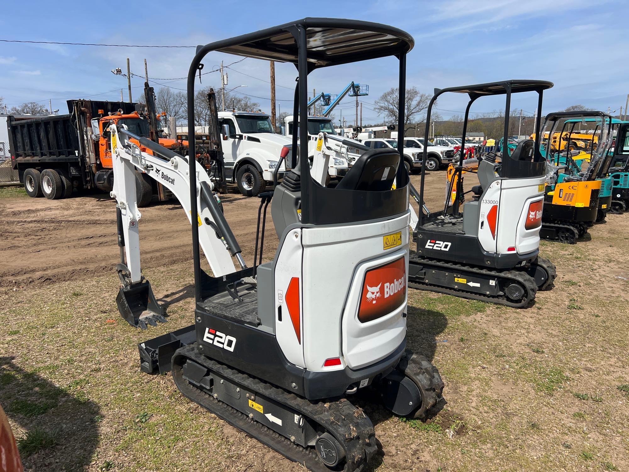 2023 BOBCAT E20 HYDRAULIC EXCAVATOR SN-11585 powered by diesel engine, equipped with OROPS, front