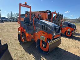 NEW UNUSED 2023 HAMM HD12VV ASPHALT ROLLER SN-07220 powered by diesel engine, equipped with ROPS,