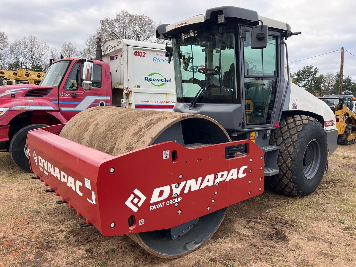 2021 DYNAPAC CA3500D VIBRATORY ROLLER SN:A032194 powered by Cummins F3.8 diesel engine, equipped