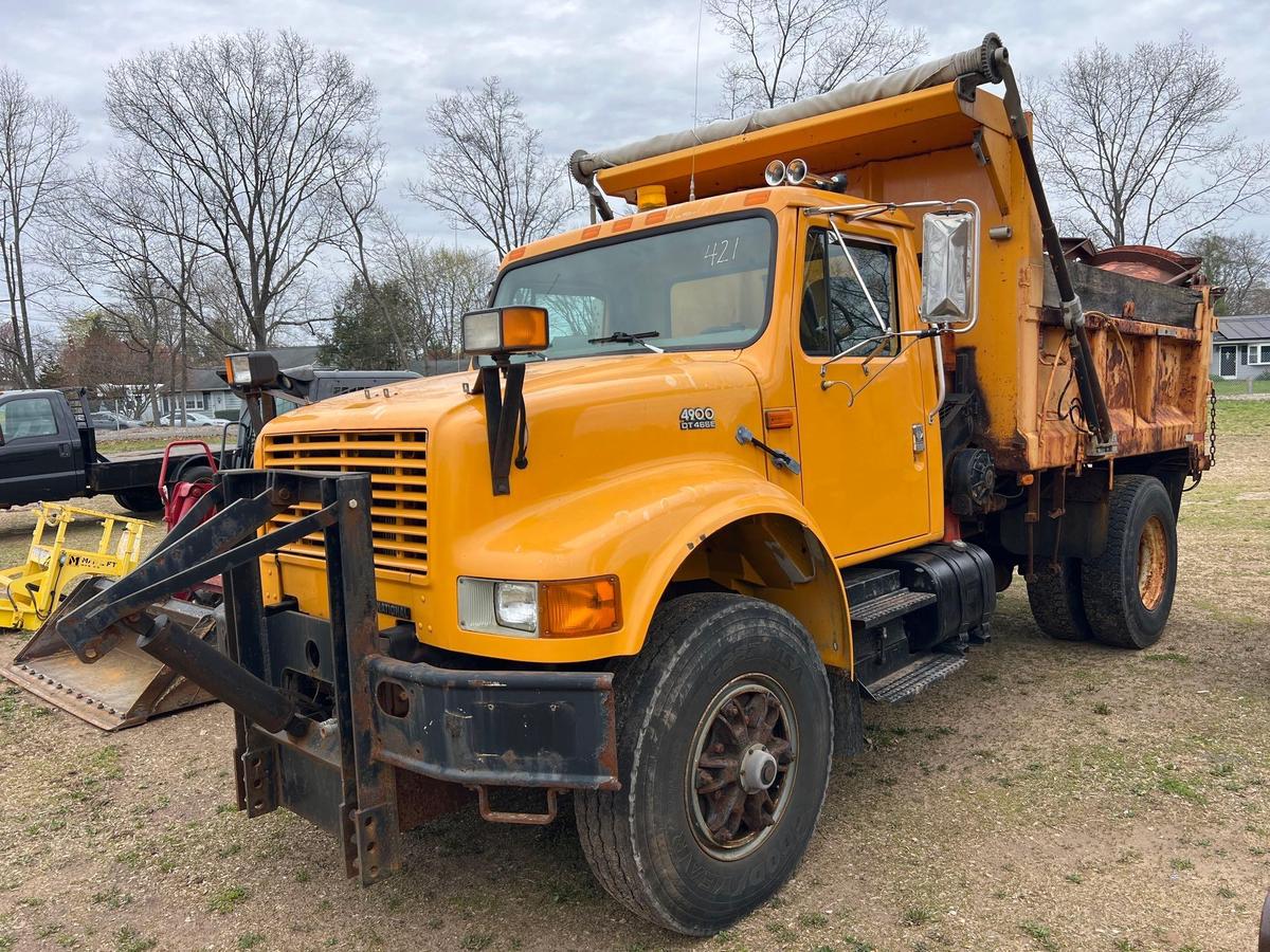 ... 1999... INTERNATIONAL 4900 DUMP TRUCK VN:684837...powered by DT466 diesel engine, equipped with