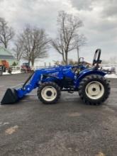 NEW NEW HOLLAND WORKMASTER 70 TRACTOR LOADER 4x4, powered by diesel engine, 70hp, equipped with