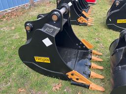 NEW TROJAN 36IN. DIGGING BUCKET EXCAVATOR BUCKET 70mm pins fits to: Cat 315/316, Komatsu PC160/170,