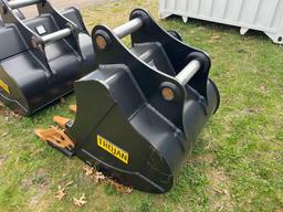 NEW TROJAN 36IN. DIGGING BUCKET EXCAVATOR BUCKET 70mm pins fits to: Cat 315/316, Komatsu PC160/170,