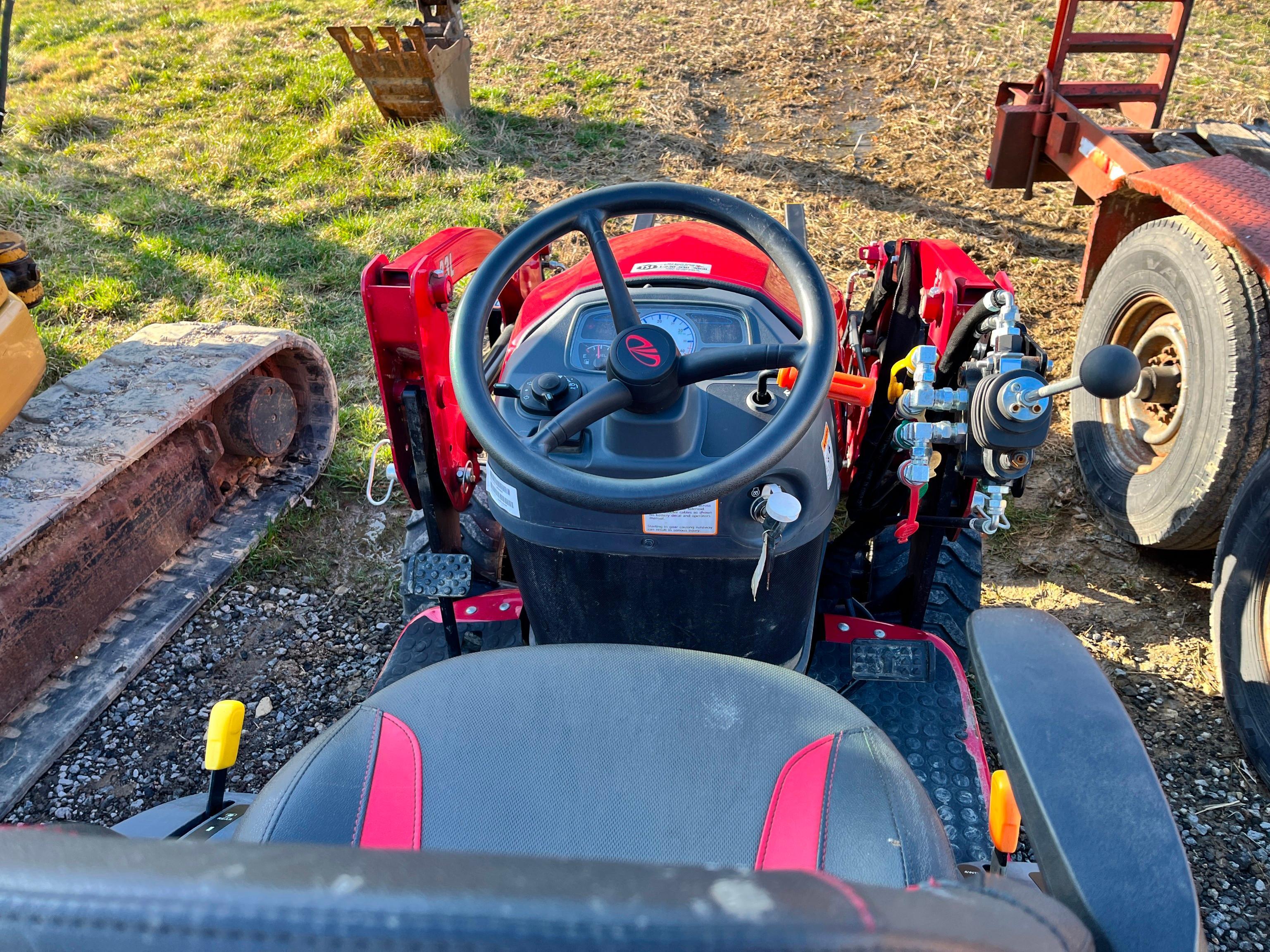 MAHINDRA EMAX 20S AGRICULTURAL TRACTOR SN:09164 ...4x4, powered by diesel engine, equipped with ROPS