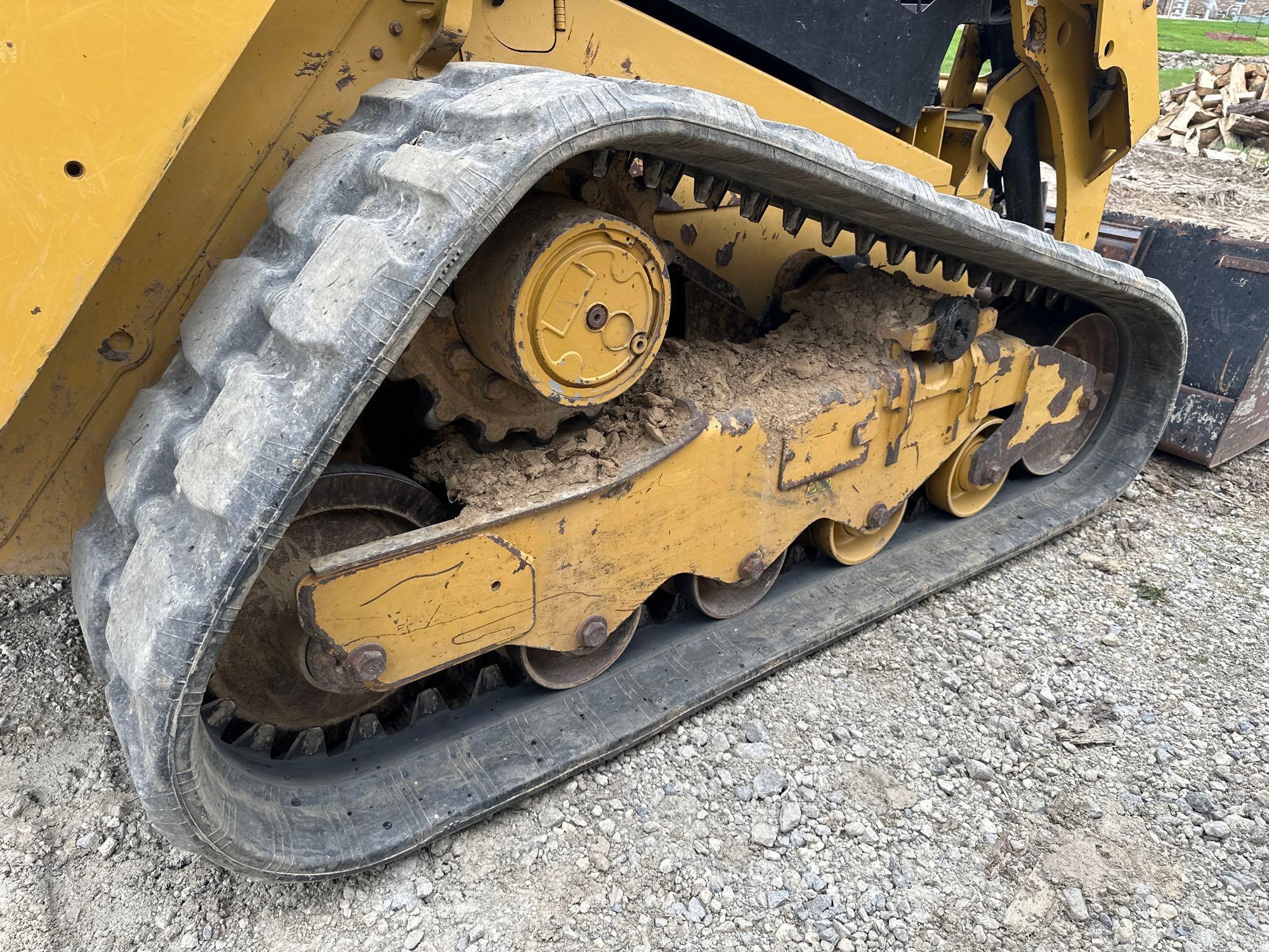 2018 CAT 259D RUBBER TRACKED SKID STEER SN:FTL15719 powered by Cat diesel engine, equipped with