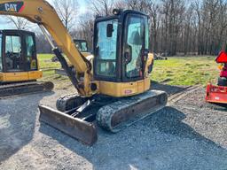 2014 CAT 305ECR HYDRAULIC EXCAVATOR SN:XFA03284 powered by Cat C2.4 diesel engine, equipped with