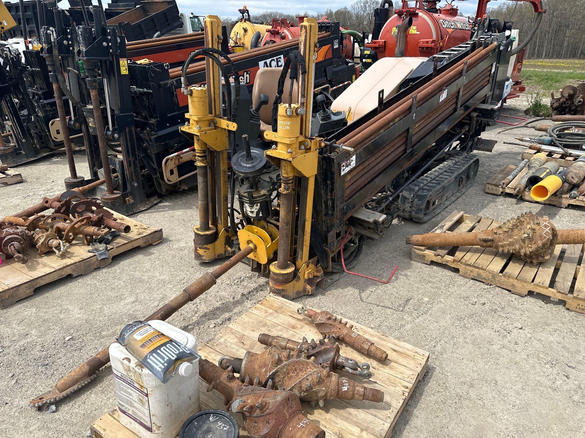 2010 VERMEER D16X20II HORIZONTAL DRILL SN:1VR6170S1A1000375 powered by Kubota 3600 diesel engine,