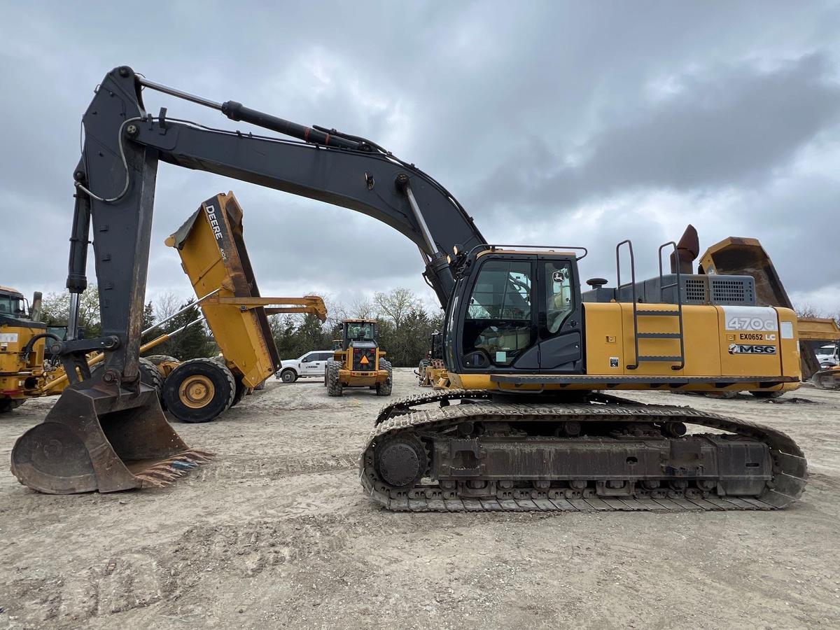 2014 JOHN DEERE 470GLC HYDRAULIC EXCAVATOR SN:1FF470GXVCE470652 powered by Isuzu AL-6UZ1X diesel