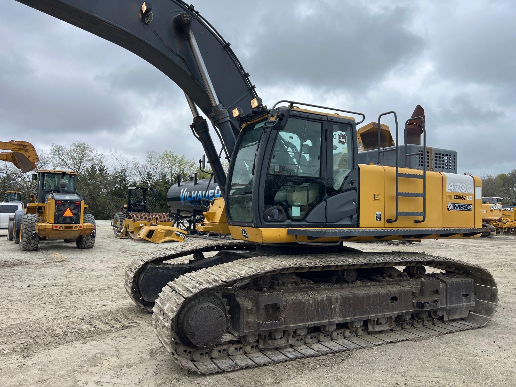 2014 JOHN DEERE 470GLC HYDRAULIC EXCAVATOR SN:1FF470GXVCE470652 powered by Isuzu AL-6UZ1X diesel