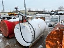 STEEL FUEL TANK with Tuthill metered electric pump.