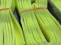 (Qty - 4) **NEW** 15' Nylon Rigging Slings-