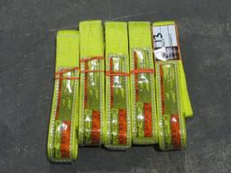 (Qty - 5) **NEW** 4' Nylon Rigging Slings-