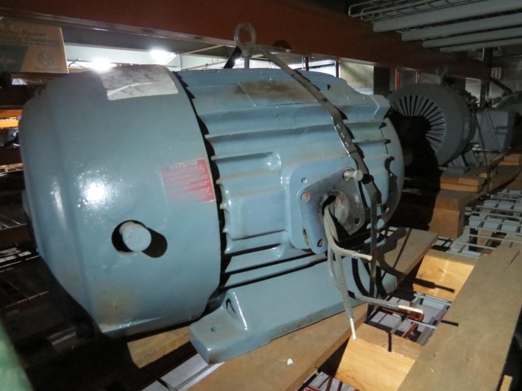 Unmarked 30 HP Electric Motor-
