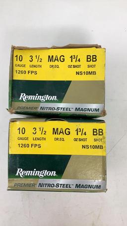 (qty - 38) Remington 10GA Shells-