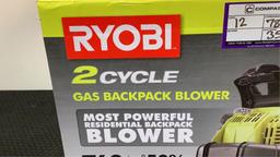 Ryobi Gas Powered Backpack Blower
