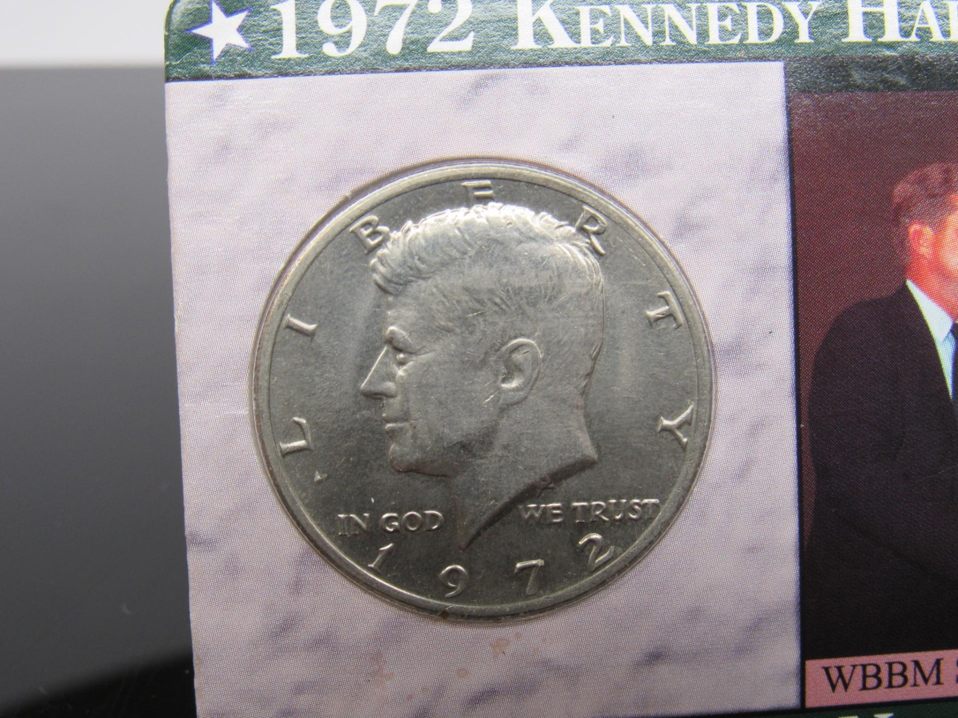 1972 Kennedy Half Dollar JKF & Nixon Debate