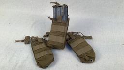 (3) Eagle Industries M4 Mag Pouch Tan