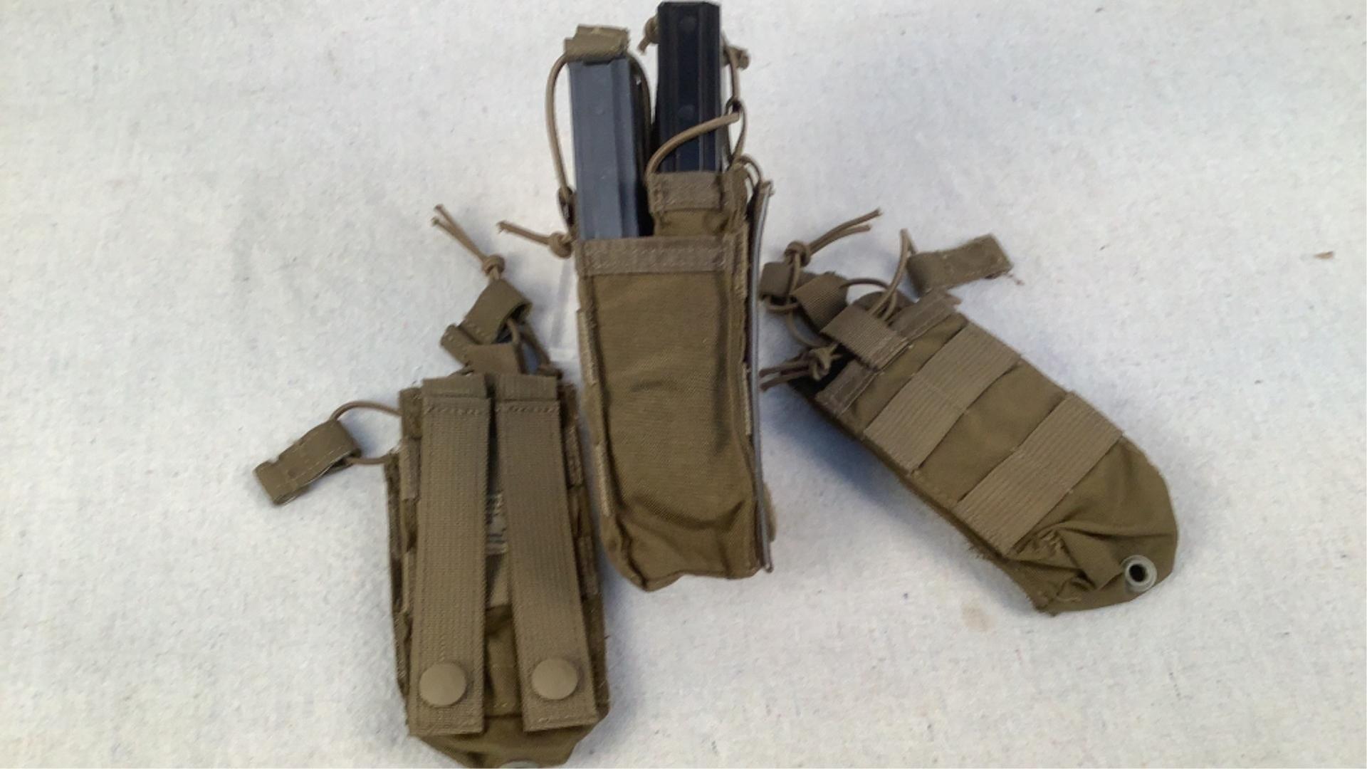 (3) Eagle Industries M4 Mag Pouch Tan