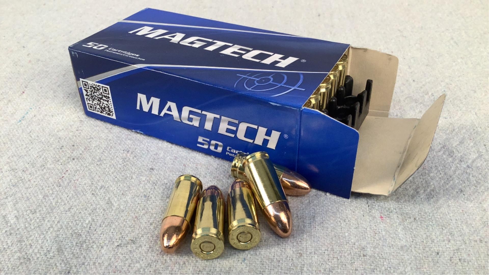 (50) Magtech 9mm Luger ammunition