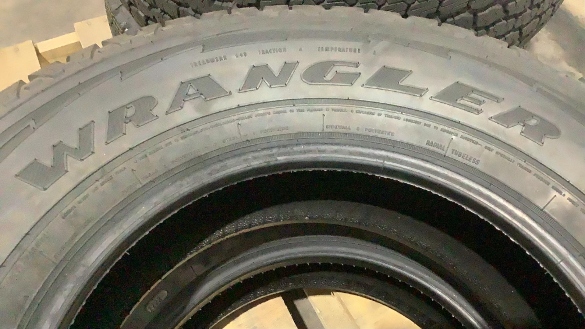 (4) Goodyear 245/75R17 Tires Wrangler All-Terrain