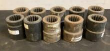 (10) Assorted Spline Impact Sockets