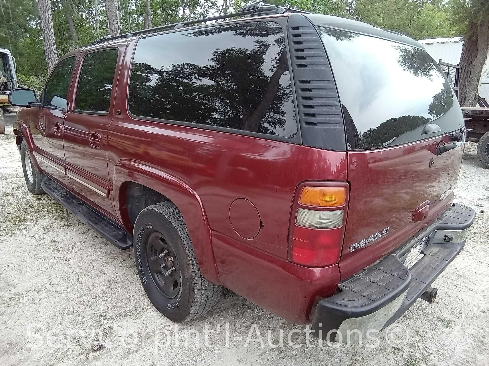 2002 Chevrolet Suburban Multipurpose Vehicle (MPV), VIN # 1GNEC16Z62J343215