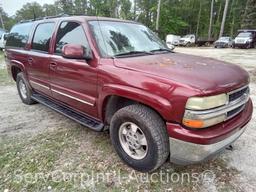 2002 Chevrolet Suburban Multipurpose Vehicle (MPV), VIN # 1GNEC16Z62J343215