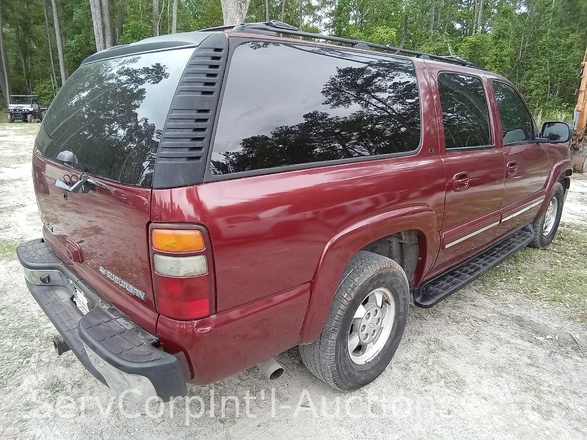 2002 Chevrolet Suburban Multipurpose Vehicle (MPV), VIN # 1GNEC16Z62J343215