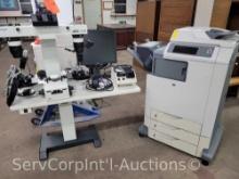 Lot of Leica Comparison Microscope & HP Copier/Scanner