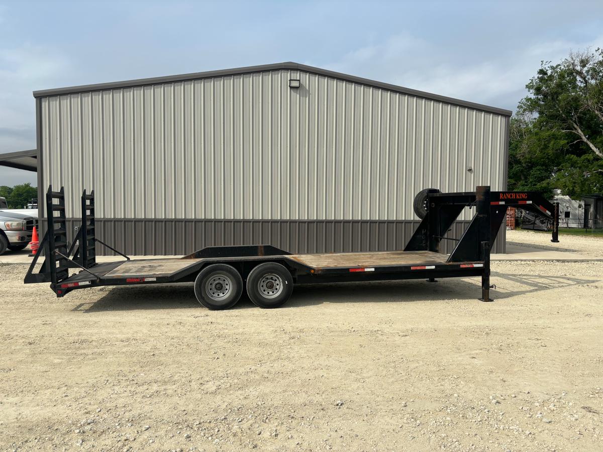 2020 - AmeriTrail Ranch King Gooseneck Flatbed Trailer- 24'