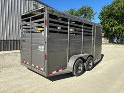 2020 CM 3 Horse Trailer- 16'X5'