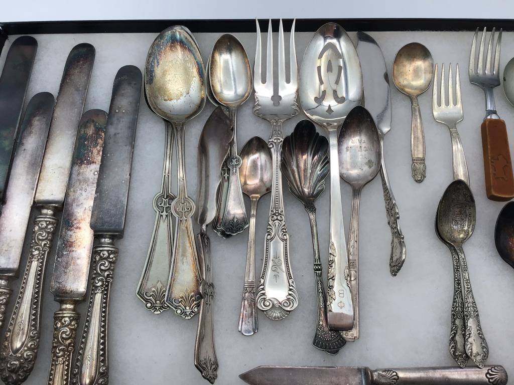 Group of Various Silver Plate Flatware