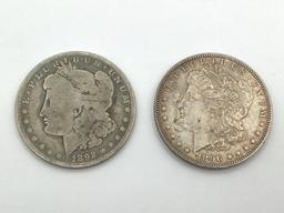 Collection of 7 Morgan Silver Dollars Including