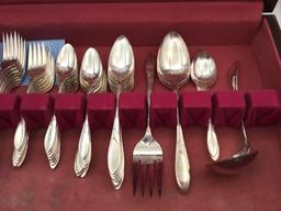 8 Piece Setting of Community Silverplate Flatware