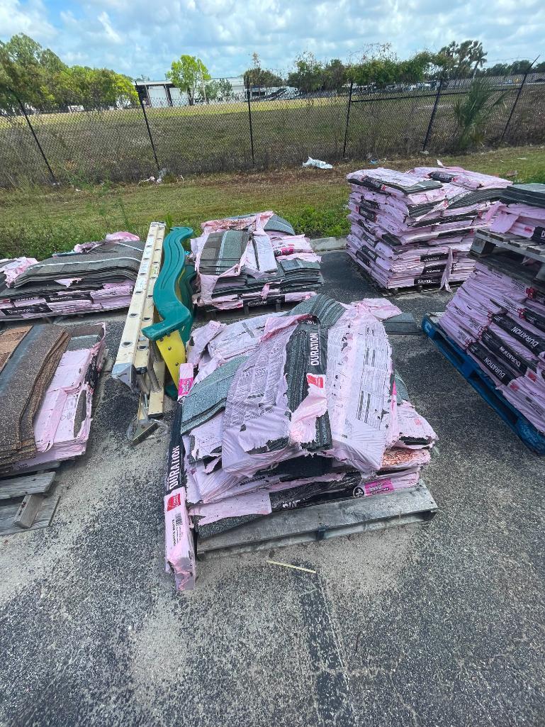LOT: (35 approx.) Full or Partial Pallets of Assorted Asphalt Shingles