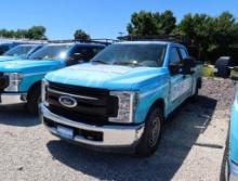 2019 Ford F-250 4 Door Utility Bed w/Ladder Rack,Gas, License# LYI-K64, VIN 1FD7W2A66KED56627,