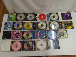 CD'S INCLUDING SIMON AND GARFUNKEL, DAN FOGELBERG,SUM41, GWEN STEFANI,BETTE MIDLER, BEACHBOYS, &