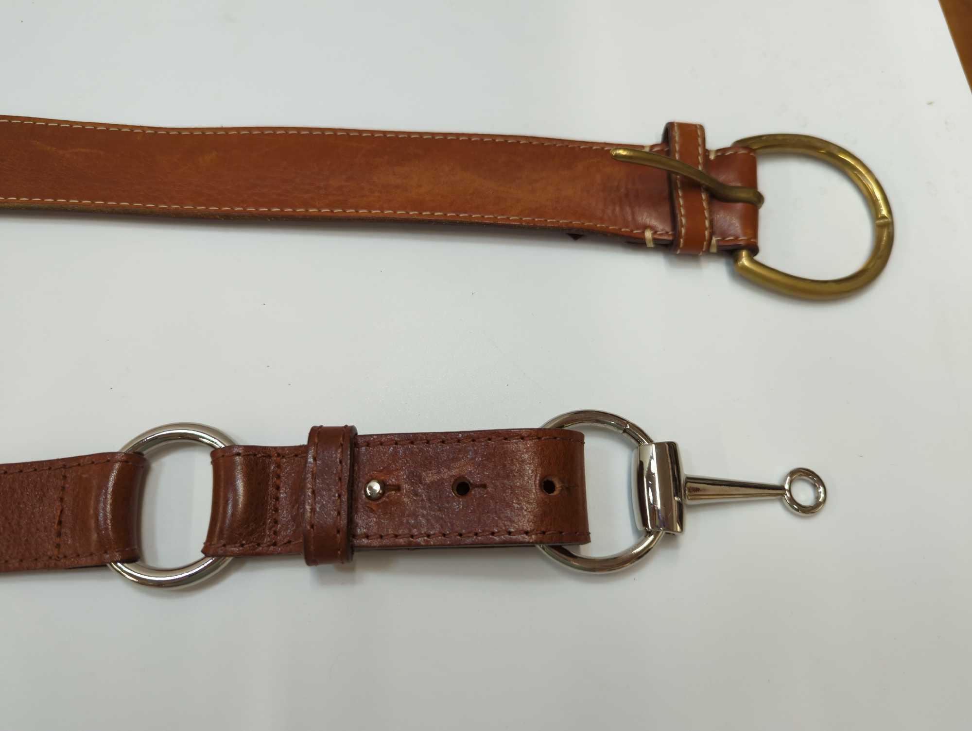 BELT SHAK LEATHER BELT LG 18702 , COLE HAAN SIZE M B02974