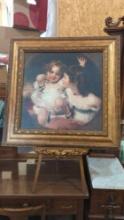 CALMEDY CHILDREN OIL LOOK PICTURE 33.5"x33.5"