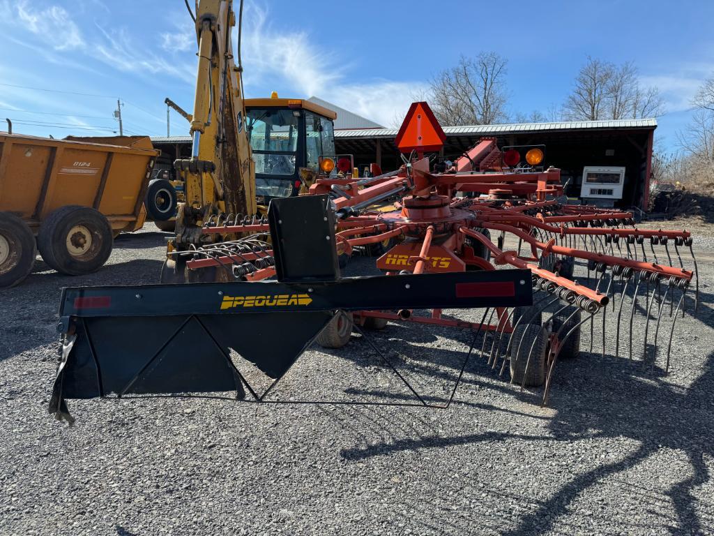 1821 Pequea HR24TS Twin Rotary Rake