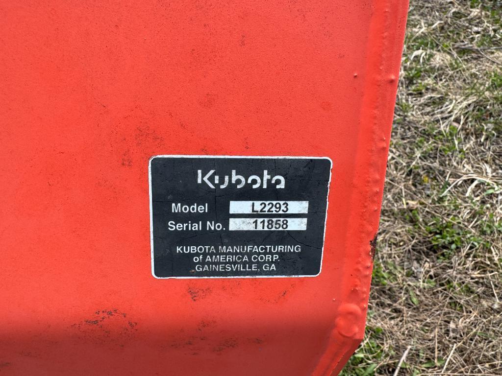 135 Kubota Industrial L2293 Pin On Bucket