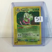 Modern 2002 Pokemon TCG Stage2 Meganium Hp100 Holo Herb Pokemon 18/165 Card