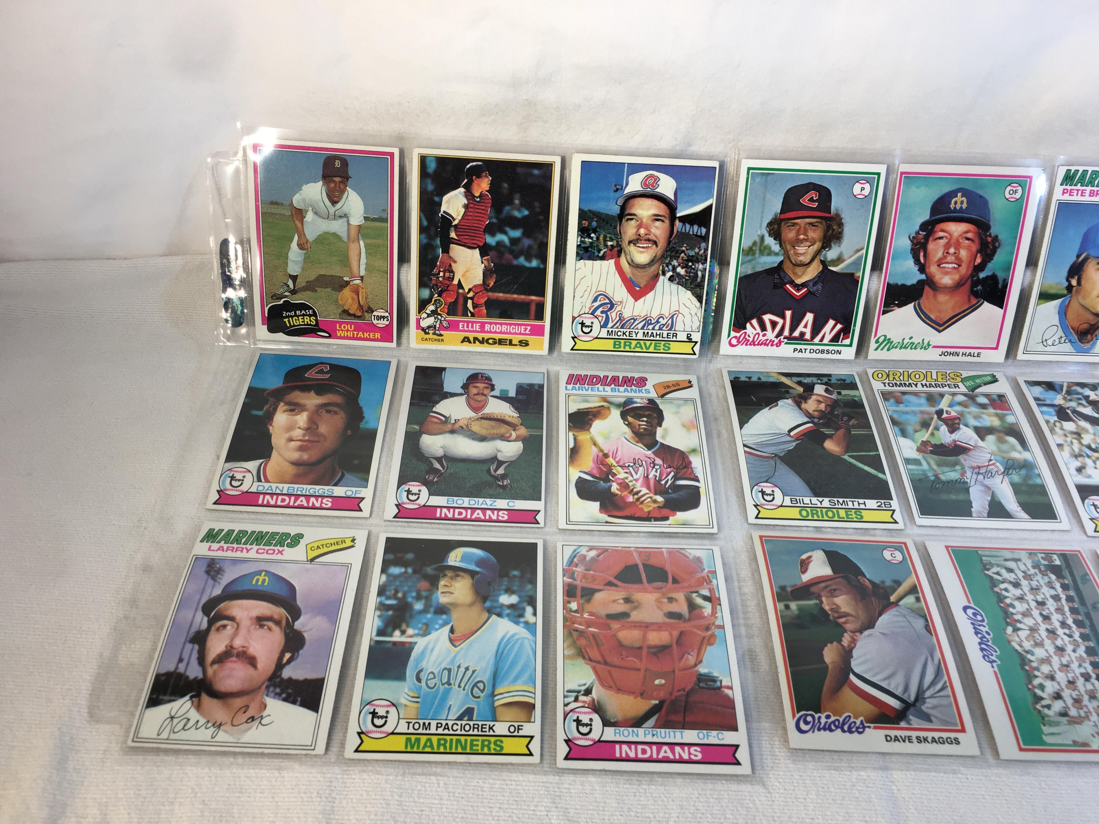 Lot of 18 Pcs Collector Vintage  MLB Baseball  Sport Trading Assorted Cards & Players - See Photos