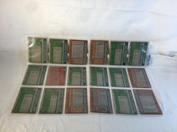 Lot of 18 Pcs Collector Vintage  MLB Baseball  Sport Trading Assorted Cards & Players - See Photos