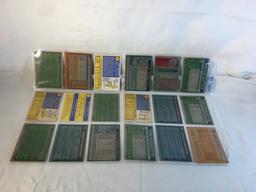 Lot of 18 Pcs Collector Vintage  MLB Baseball  Sport Trading Assorted Cards & Players - See Photos