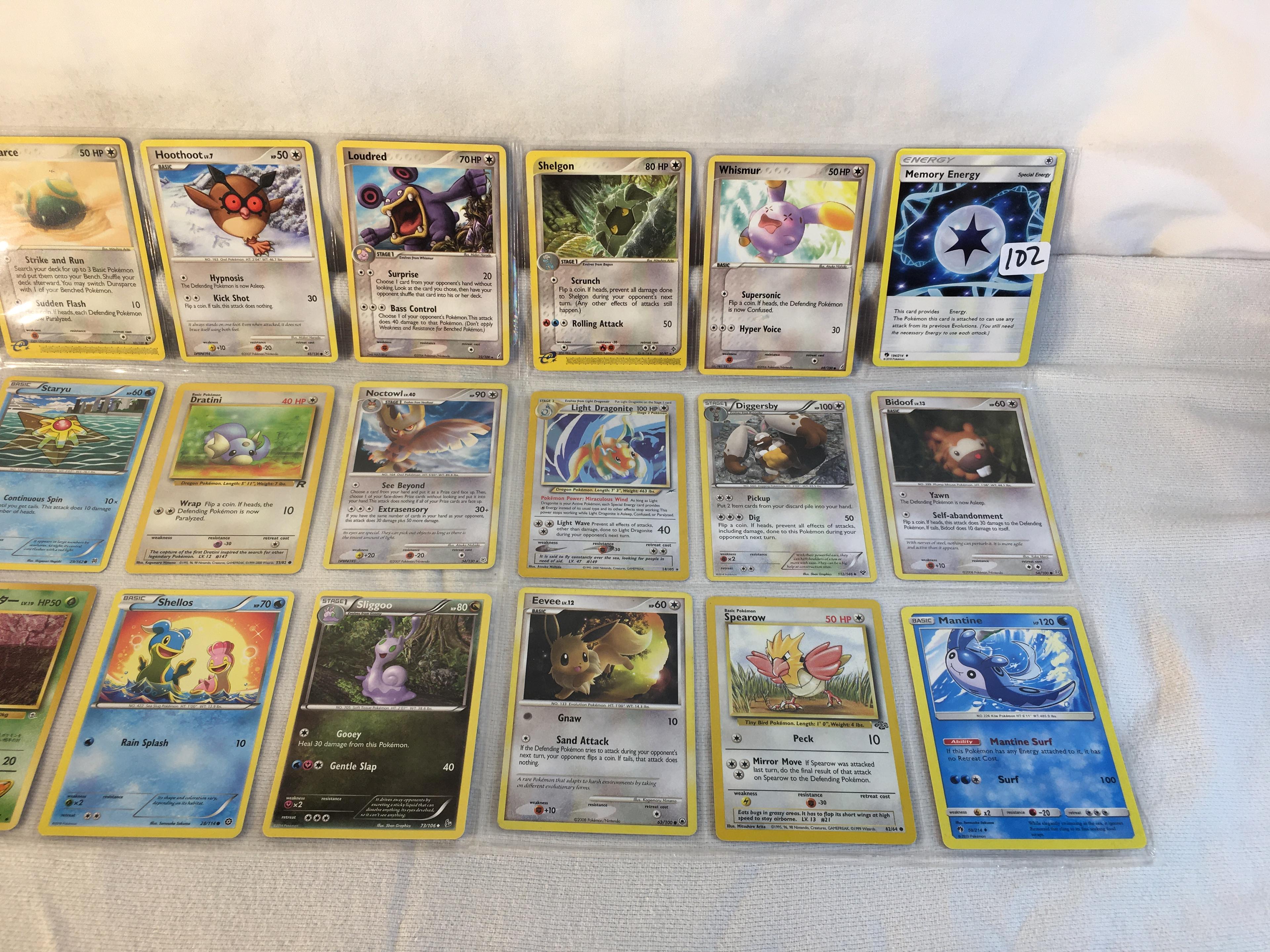 Lot of 18 Pcs Collector Pokemon TCG Assorted Trading Card Game - See Pictures